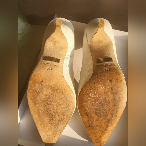 Badgley Mischka crystal wedding shoes size 7 - Picture 3 of 7